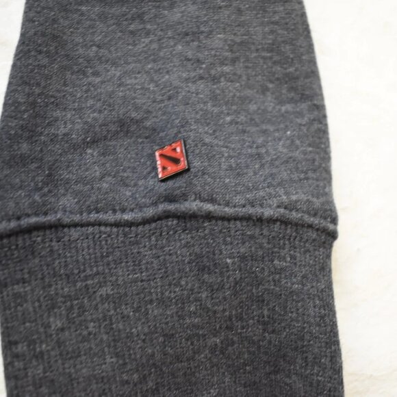 WeLoveFine Dota 2 Mens Charcoal Heather Sweater With Zip Pockets New Medium - Picture 7 of 12